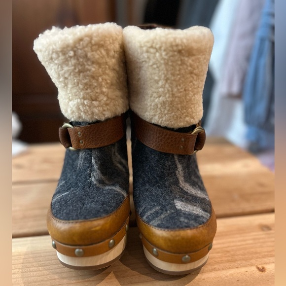 ANTHROPOLOGIE X WOOLRICH Artist Booties 7.5 - Picture 7 of 16